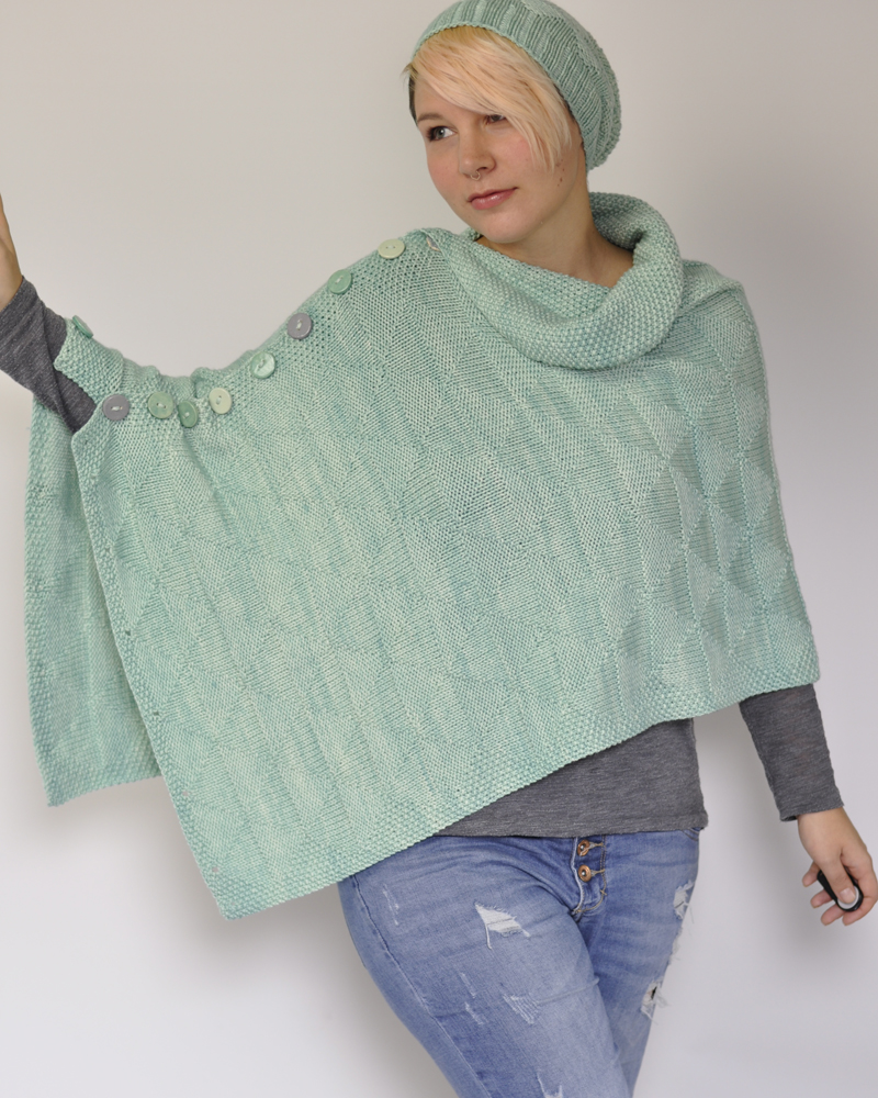 Triangle Texture Poncho