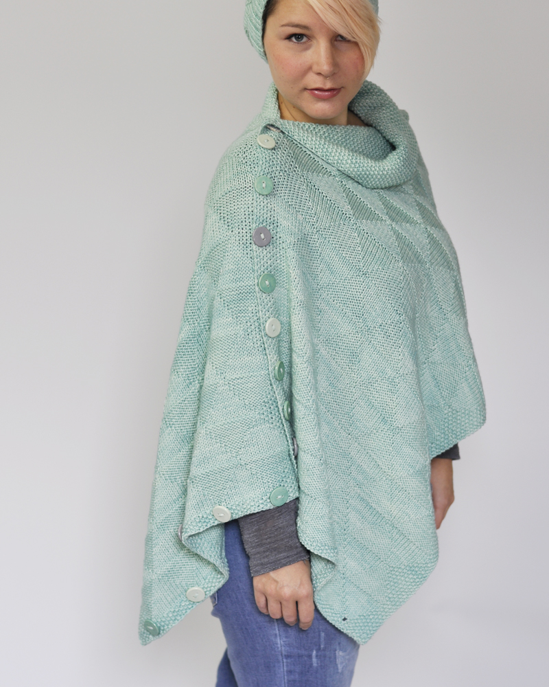 Triangle Texture Poncho