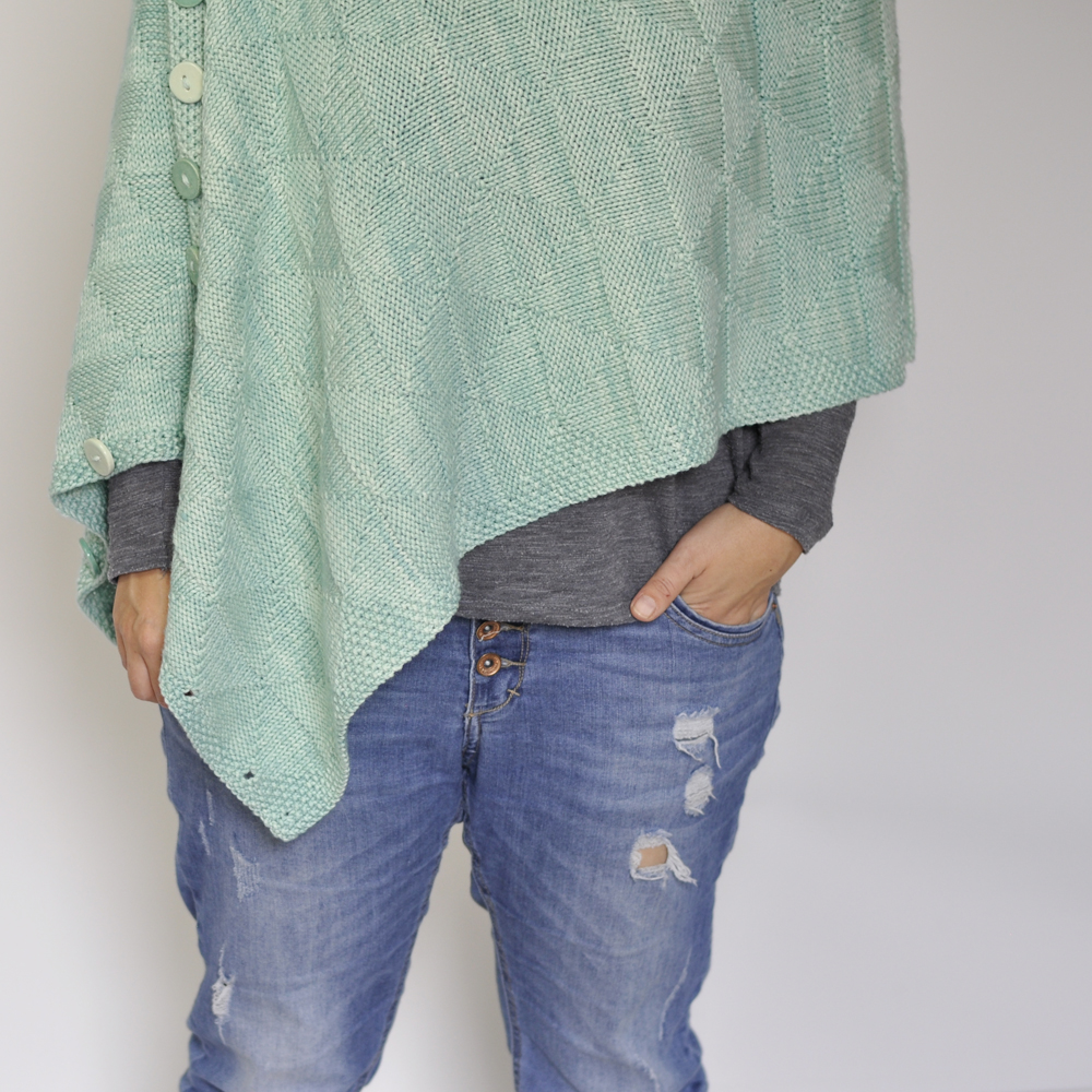 Triangle Texture Poncho