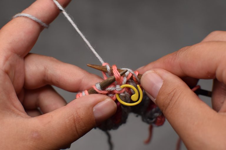 Step 5: Pass the second slipped stitch (step 2) over and off the needle.